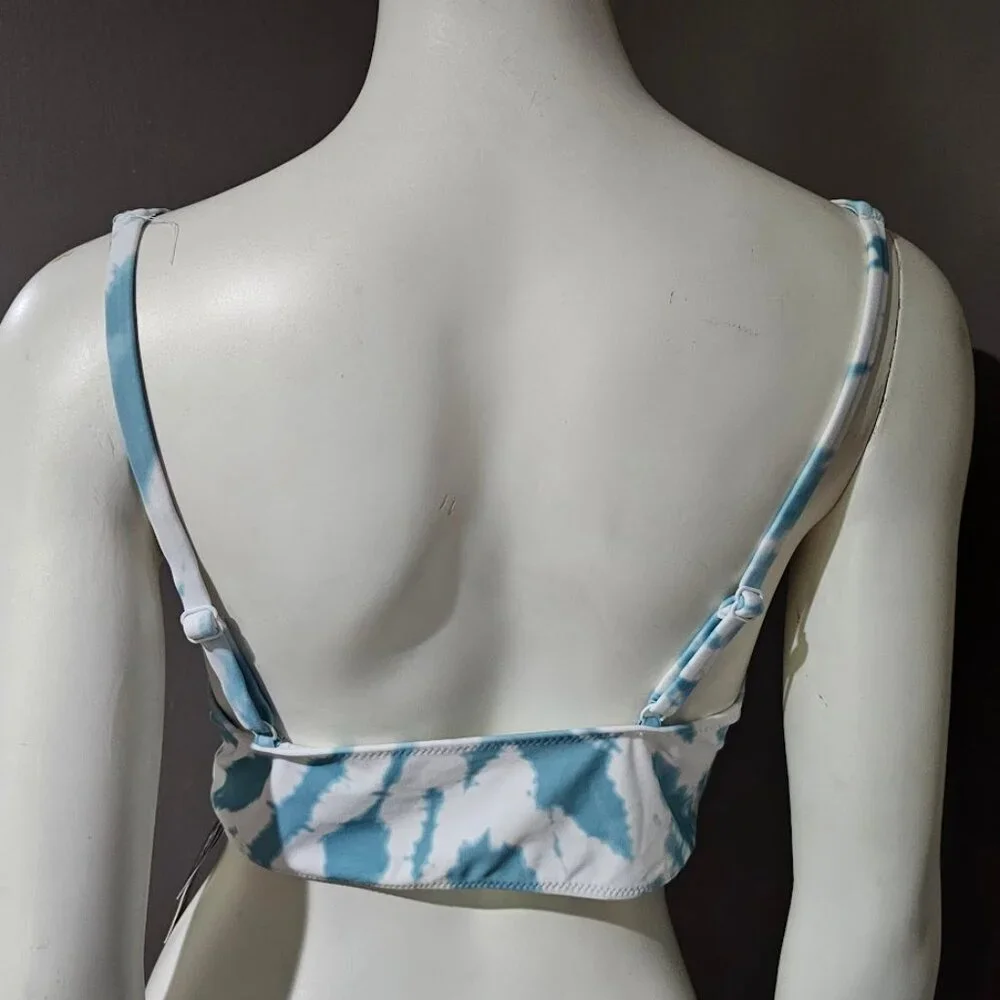 Bar III Spiraling Long-Line Bikini Swim Top - Picture 4 of 8